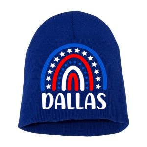 Dallas Texas Funny Gift I Love Dallas Texas Usa Meaningful Gift Short Acrylic Beanie