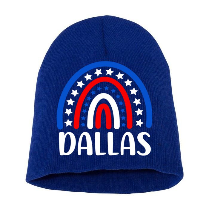 Dallas Texas Funny Gift I Love Dallas Texas Usa Meaningful Gift Short Acrylic Beanie