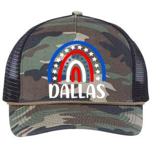 Dallas Texas Funny Gift I Love Dallas Texas Usa Meaningful Gift Retro Rope Trucker Hat Cap