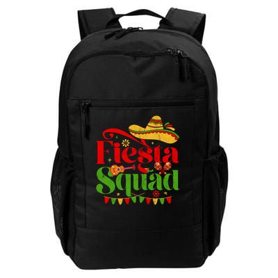 Down To Fiesta Squad Happy Cinco De Mayo Mexican Guitar Sombrero Backpack