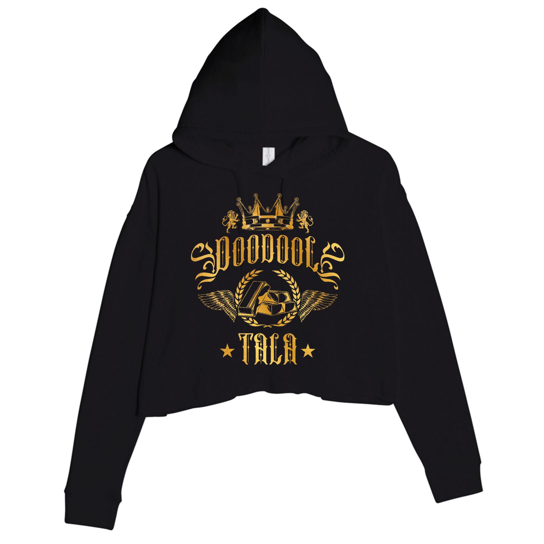 Doodool Tala Funny Iranian Gold Persian Iran Gift Crop Fleece Hoodie