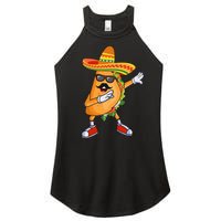 Dabbing Taco Funny Cinco de Mayo Mexican party Classic Women’s Perfect Tri Rocker Tank