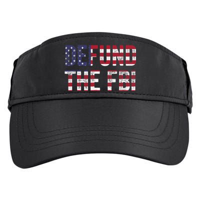 Defund The FBI American Flag Republican Adult Drive Performance Visor