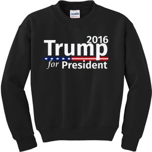 Donald Trump For President 2016 Republican Kids Sweatshirt