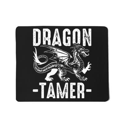 Dragon Tamer funny animal lovers Mousepad