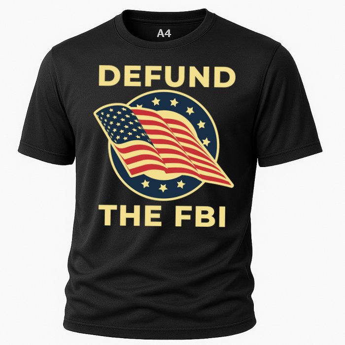 Defund The FBI Conservative Cooling Performance Crew T-Shirt