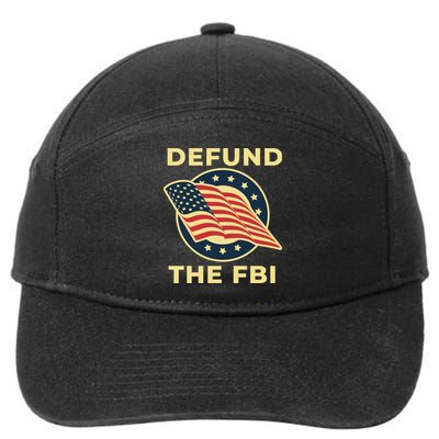 Defund The FBI Conservative 7-Panel Snapback Hat