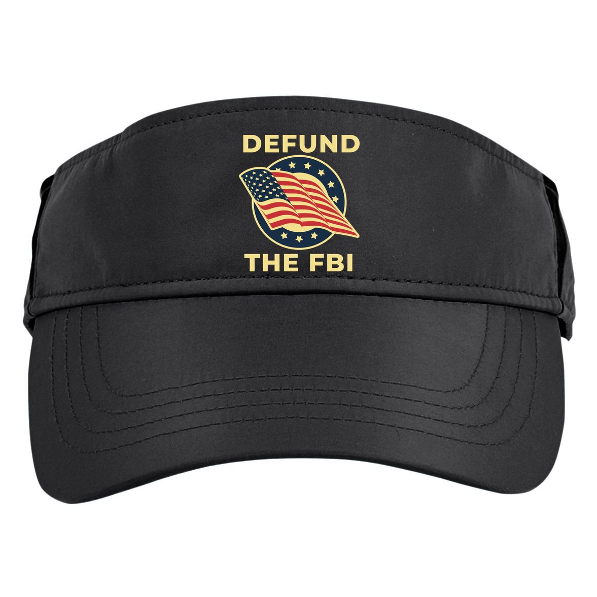 Defund The FBI Conservative Adult Drive Performance Visor