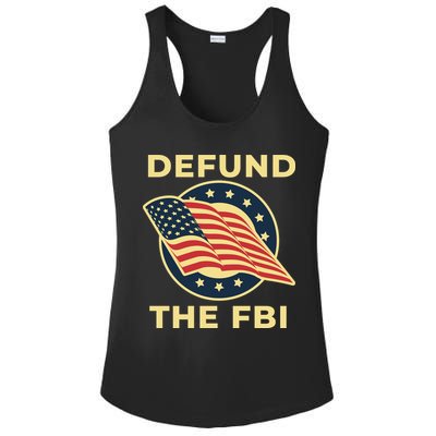 Defund The FBI Conservative Ladies PosiCharge Competitor Racerback Tank