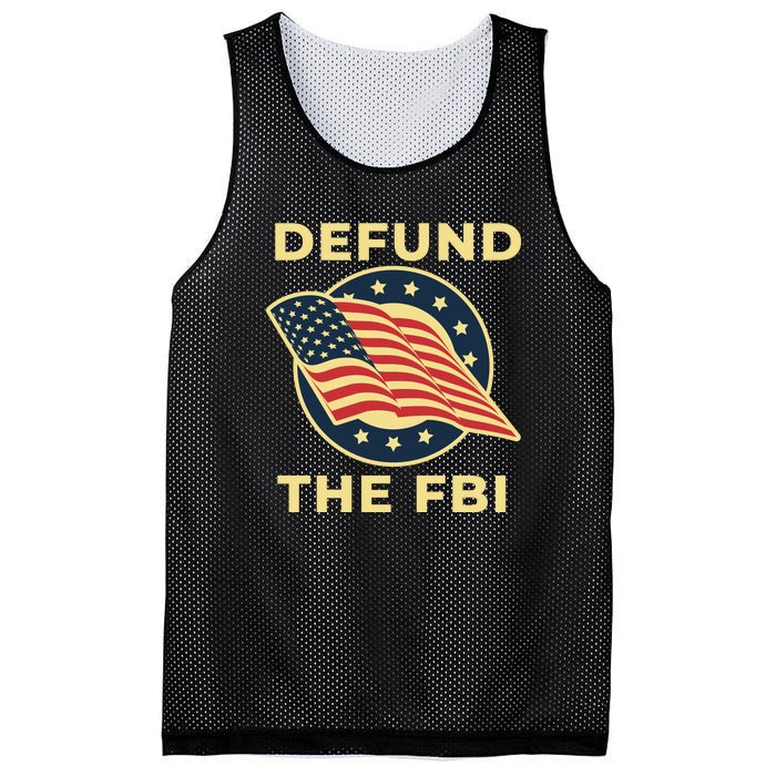 Defund The FBI Conservative Mesh Reversible Basketball Jersey Tank