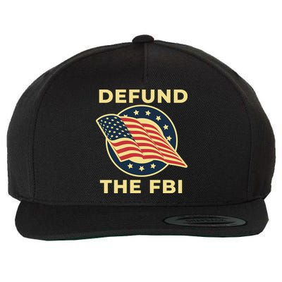 Defund The FBI Conservative Wool Snapback Cap