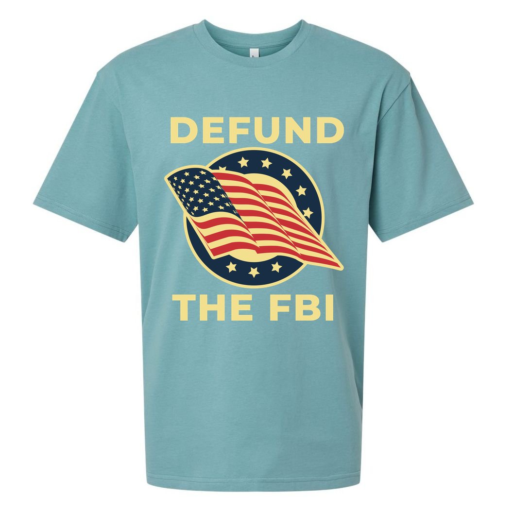Defund The FBI Conservative Sueded Cloud Jersey T-Shirt