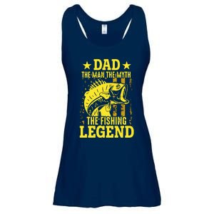 Dad The Fishing Legend Ladies Essential Flowy Tank