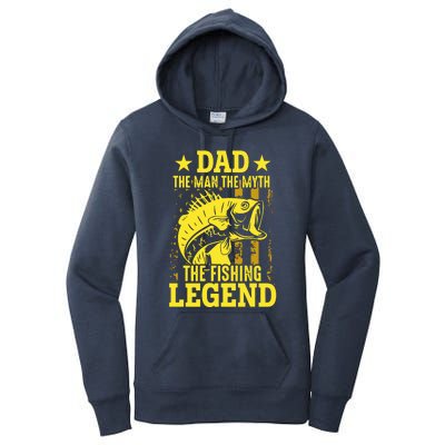 Dad The Fishing Legend Women's Pullover Hoodie