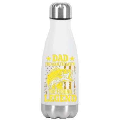 Dad The Fishing Legend Stainless Steel Insulated Water Bottle