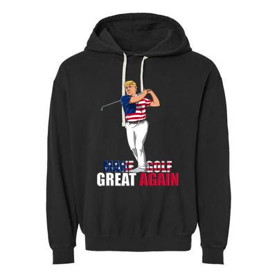 Donald Trump - Funny Golf Gift Garment-Dyed Fleece Hoodie