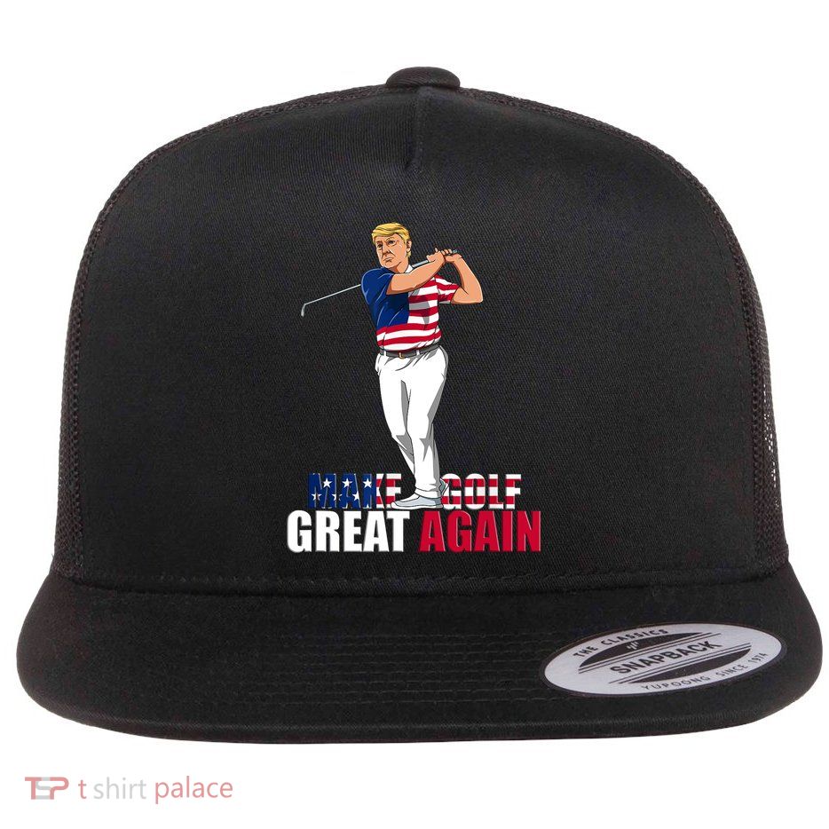 Donald Trump - Funny Golf Gift Flatbill Hat