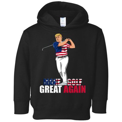 Donald Trump - Funny Golf Gift Toddler Hoodie