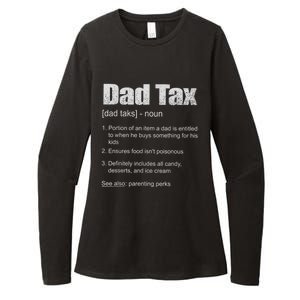 Dad Tax Funny Dad Tax Definition Father's Day Womens CVC Long Sleeve Shirt