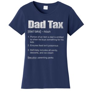 Dad Tax Funny Dad Tax Definition Father's Day Women's T-Shirt