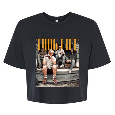 Donald Trump Friends Thug Life Bella+Canvas Jersey Crop Tee