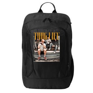 Donald Trump Friends Thug Life City Backpack