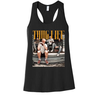 Donald Trump Friends Thug Life Women's Racerback Tank