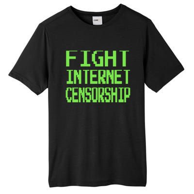 Defend The First Adt Fight Internet Censorship Meme Cool Gift Tall Fusion ChromaSoft Performance T-Shirt