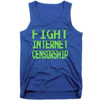 Defend The First Adt Fight Internet Censorship Meme Cool Gift Tank Top