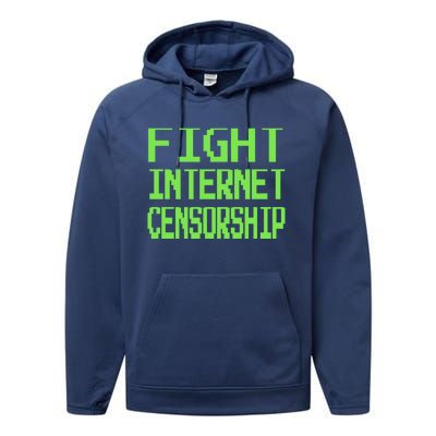 Defend The First Adt Fight Internet Censorship Meme Cool Gift Performance Fleece Hoodie