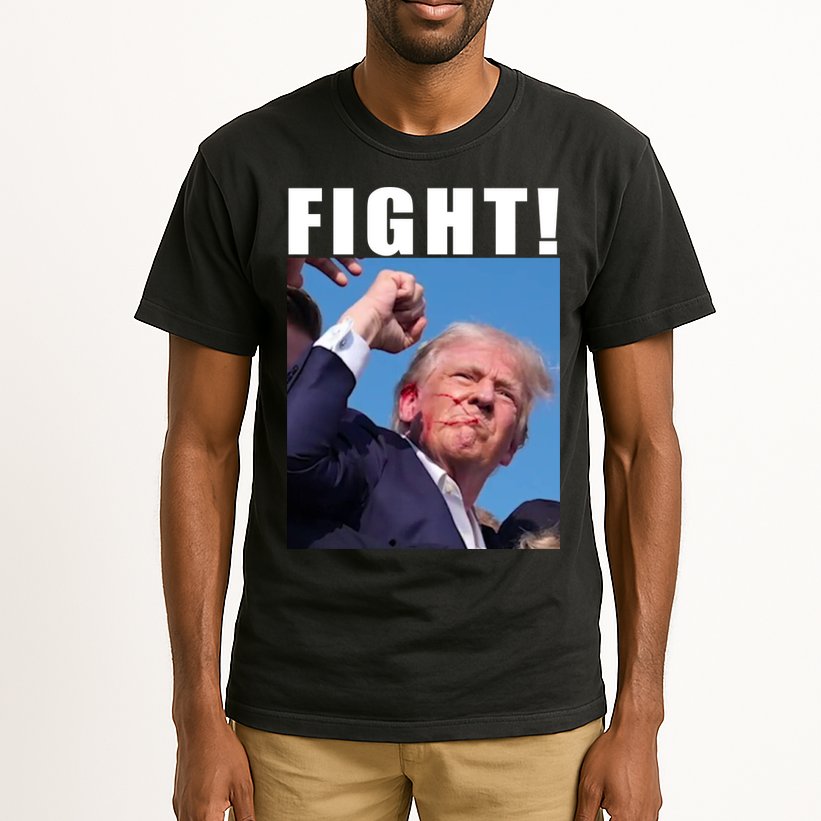 Donald Trump Fight! Trump Shot Trump Rally 7 13 2024 Tall T-Shirt