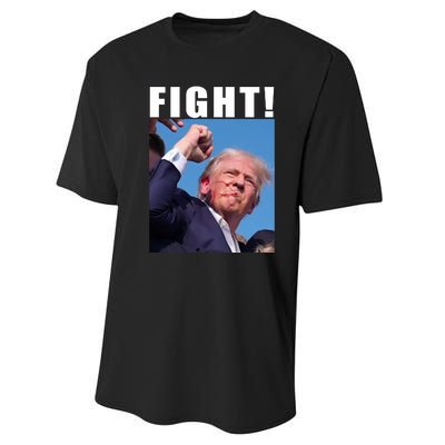 Donald Trump Fight! Trump Shot Trump Rally 7 13 2024 Performance Sprint T-Shirt