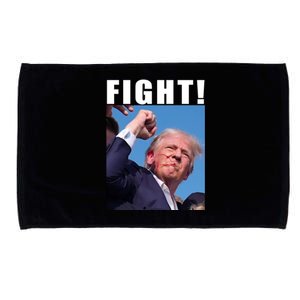 Donald Trump Fight! Trump Shot Trump Rally 7 13 2024 Microfiber Hand Towel