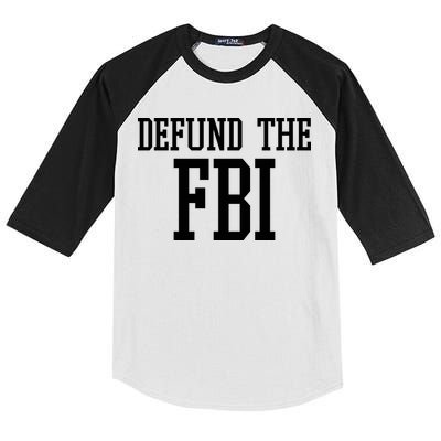 Defund The FBI Civil Rights Kids Colorblock Raglan Jersey