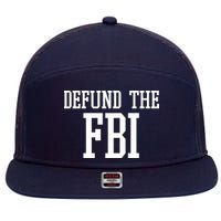 Defund The FBI Civil Rights 7 Panel Mesh Trucker Snapback Hat