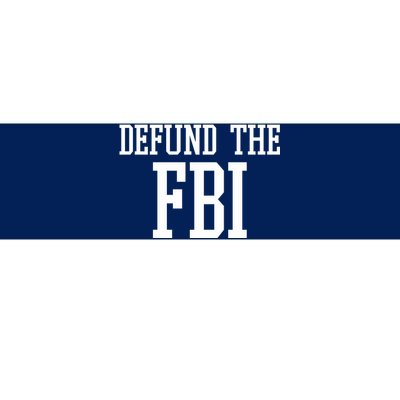 Defund The FBI Civil Rights Bumper Sticker