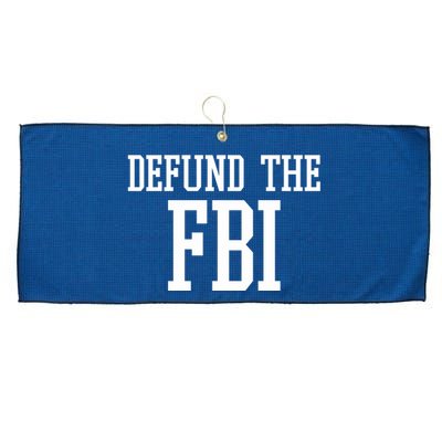 Defund The FBI Civil Rights Large Microfiber Waffle Golf Towel