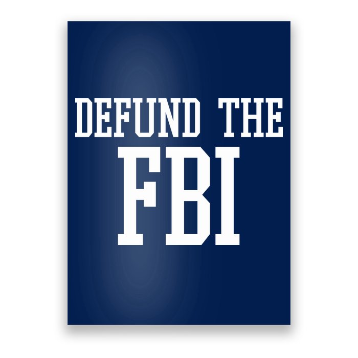 Defund The FBI Civil Rights Poster