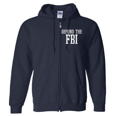 Defund The FBI Civil Rights Full Zip Hoodie