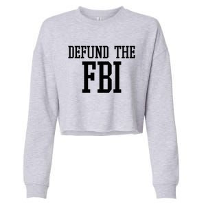 Defund The FBI Civil Rights Cropped Pullover Crew