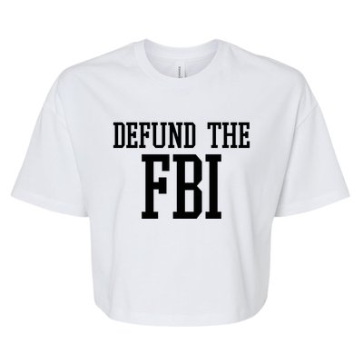 Defund The FBI Civil Rights Bella+Canvas Jersey Crop Tee