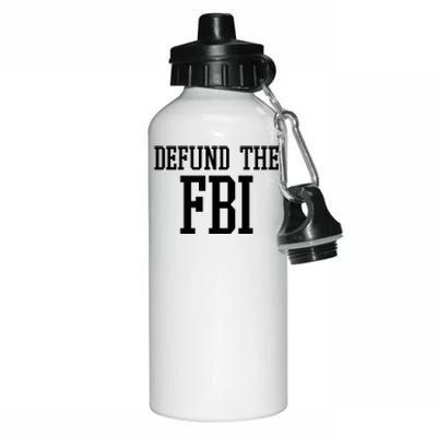 Defund The FBI Civil Rights Aluminum Water Bottle 