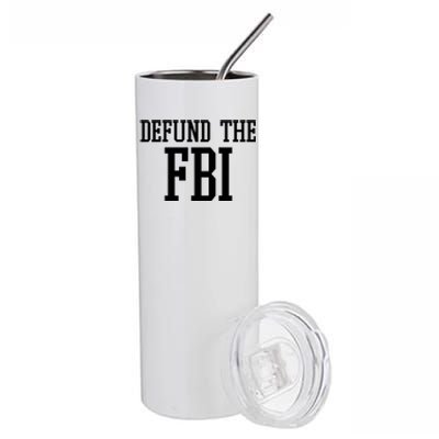 Defund The FBI Civil Rights Stainless Steel Tumbler