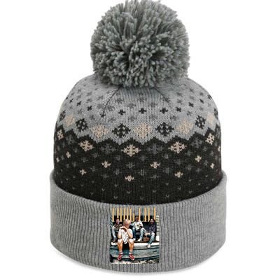 Donald Trump Friends Thug Life The Baniff Cuffed Pom Beanie