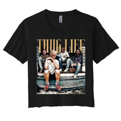Donald Trump Friends Thug Life Crop Top
