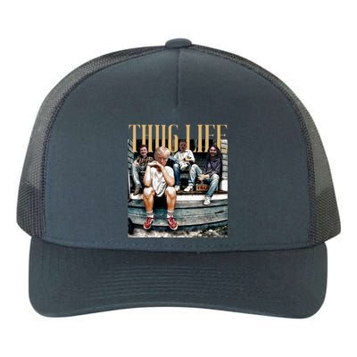 Donald Trump Friends Thug Life Yupoong Adult 5-Panel Trucker Hat