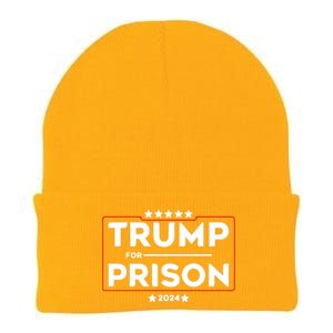 Donald Trump For Prison 2024 Trump In Jail Funny Prison Go Straight To Jail Knit Cap Winter Beanie