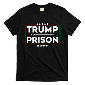 Donald Trump For Prison 2024 Trump In Jail Funny Prison Go Straight To Jail T-Shirt