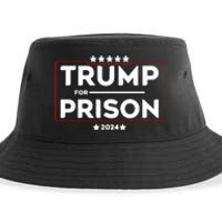 Donald Trump For Prison 2024 Trump In Jail Funny Prison Go Straight To Jail Sustainable Bucket Hat