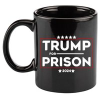 Donald Trump For Prison 2024 Trump In Jail Funny Prison Go Straight To Jail 11oz C Handle Ceramic Mug